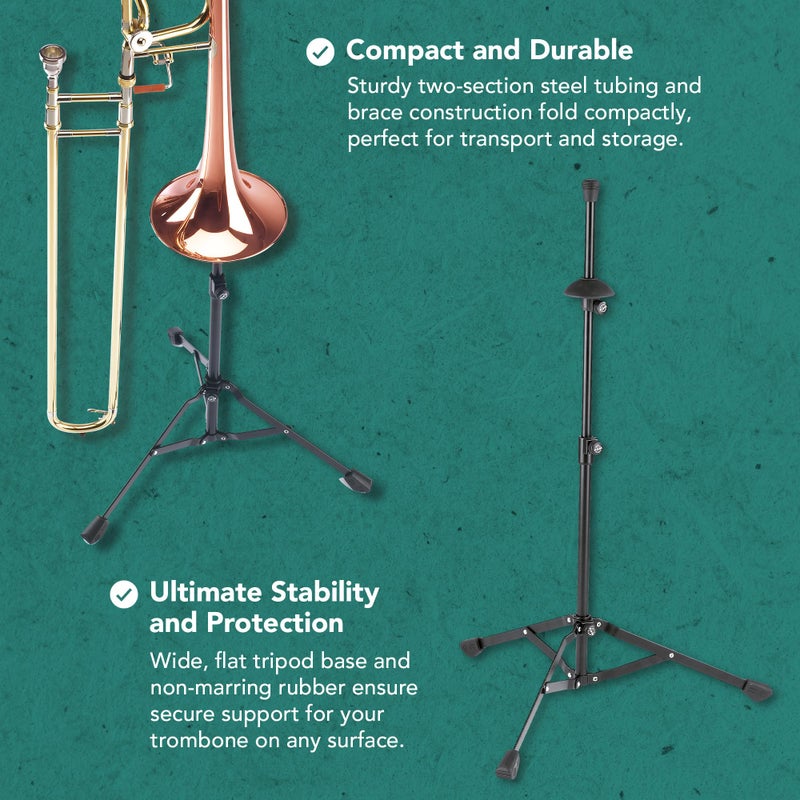 KM K&M Stands - Black Trombone Stand 14990.000.55 - Image 3